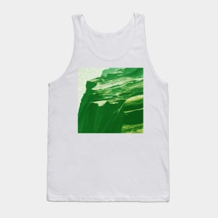 Tropical Green Mountains Oil Effects 4 Tank Top